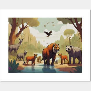 Wild Animals Posters and Art